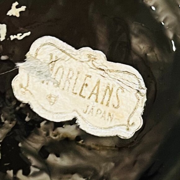 💰3/$15💰VTG  Hand painted amethyst floral bud vase bright gold - Picture 10 of 15